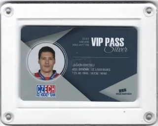 Jaškin Dmitrij Moje Kartičky 2017-18 VIP Pass /100 (Silver) č.9