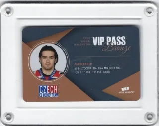Zadina Filip Moje Kartičky 2017-18 VIP Pass /100 (Bronze) č.12