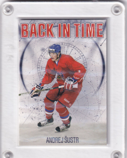 Šustr Andrej Real Cards 2025/26 Back in Time -Red /25 č.BT-08