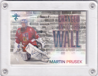 Prusek Martin Real Cards 2025/26 Changed in to the Wall /25 č.CHW-15