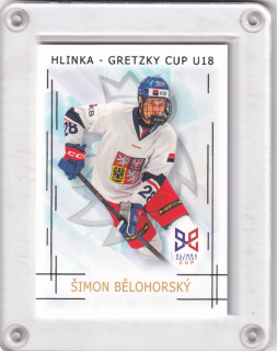 Bělohorský Šimon Real Cards 2025/26 Hlinka - Gretzky Cup U18 -Gold /50 č.HG-01