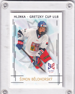 Bělohorský Šimon Real Cards 2025/26 Hlinka - Gretzky Cup U18 -Silver /22 č.HG-01