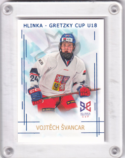 Švancar Vojtěch Real Cards 2025/26 Hlinka - Gretzky Cup U18 -Blue /9 č.HG-20