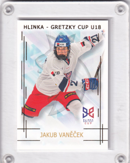 Vaněček Jakub Real Cards 2025/26 Hlinka - Gretzky Cup U18 -Gold /50 č.HG-24