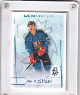 Košťálek Jan Real Cards 2025/26 Karjala Cup 2025/26 -Base č.KC-12