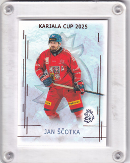 Ščotka Jan Real Cards 2025/26 Karjala Cup 2025/26 RED -Red /12 č.KC-23