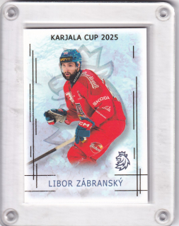Zábranský Libor Real Cards 2025/26 Karjala Cup 2025/26 -Gold /50 č.KC-25