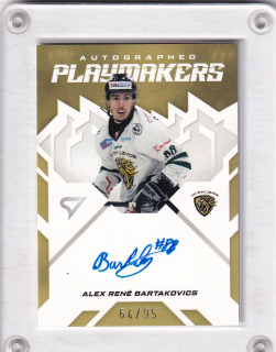 Alex René Bartakovics  SportZoo SHL Tipos 2025-26 I.série Autographed Playmakers /95 č.AP-AB