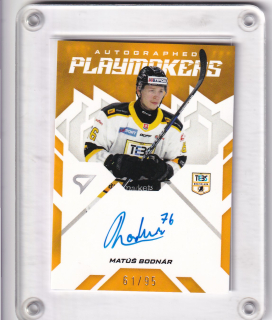 Matúš Bodnár  SportZoo SHL Tipos 2025-26 I.série Autographed Playmakers /95 č.AP-BO