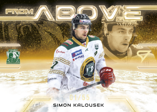 Simon Kalousek  SportZoo SHL Tipos 2025-26 I.série From Above /55 č.FA-13