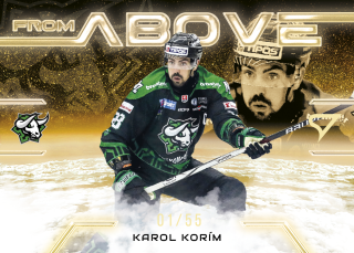 Karol Korím  SportZoo SHL Tipos 2025-26 I.série From Above /55 č.FA-17