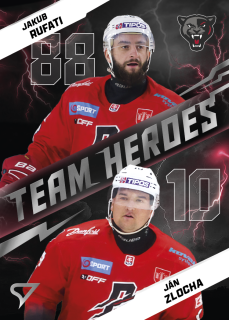 Rufati-Zlocha  SportZoo SHL Tipos 2025-26 I.série Team Heroes č.TH-04