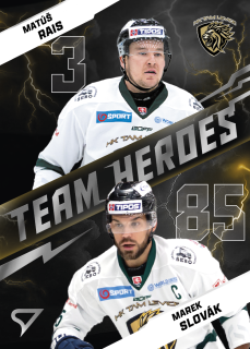 Rais-Slovák  SportZoo SHL Tipos 2025-26 I.série Team Heroes č.TH-11