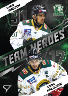 Jamrich-Kalousek  SportZoo SHL Tipos 2025-26 I.série Team Heroes č.TH-13