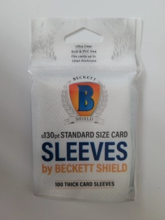 Beckett Shield Thick Cards Card Sleeves 130pt(100 ks)