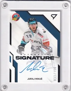 Mikuš Juraj SportZoo ELH 2022-23 Authentic Signature Level 1 /150 č.AS1-JM