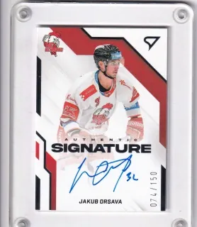 Orsava Jakub SportZoo ELH 2022-23 Authentic Signature Level 1 /150 č.AS1-JO