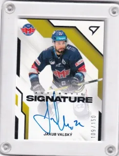 Valský Jakub SportZoo ELH 2022-23 Authentic Signature Level 1 /150 č.AS1-JV
