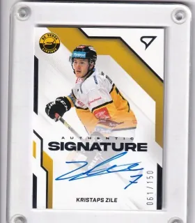 Zile Kristaps SportZoo ELH 2022-23 Authentic Signature Level 1 /150 č.AS1-KZ