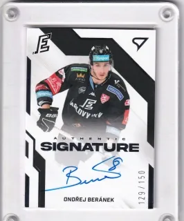 Beránek Ondřej SportZoo ELH 2022-23 Authentic Signature Level 1 /150 č.AS1-OB