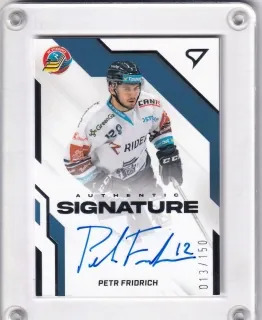Fridrich Petr SportZoo ELH 2022-23 Authentic Signature Level 1 /150 č.AS1-PF