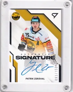 Zdráhal Patrik SportZoo ELH 2022-23 Authentic Signature Level 1 /150 č.AS1-PZ