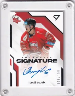 Dujsík Tomáš SportZoo ELH 2022-23 Authentic Signature Level 1 /150 č.AS1-TD