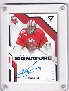 Lukáš Jan SportZoo ELH 2022-23 Authentic Signature Level 2 /100 č.AS2-JL
