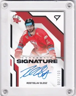Olesz Rostislav SportZoo ELH 2022-23 Authentic Signature Level 2 /100 č.AS2-RO