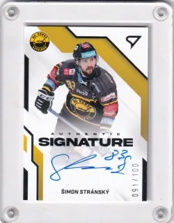 Stránský Šimon SportZoo ELH 2022-23 Authentic Signature Level 2 /100 č.AS2-SS