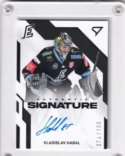 Habal Vladislav SportZoo ELH 2022-23 Authentic Signature Level 2 /100 č.AS2-VH