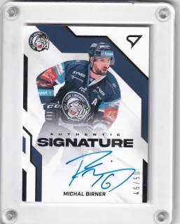Birner Michal SportZoo ELH 2022-23 Authentic Signature Level 3 /50 č.AS3-MB
