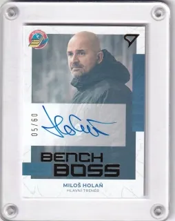 Holaň Miloš SportZoo ELH 2022-23 Bench Boss Auto /60 č.BBS-HO