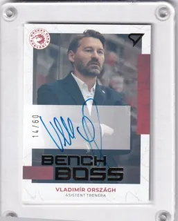 Országh Vladimír SportZoo ELH 2022-23 Bench Boss Auto /60 č.BBS-VO