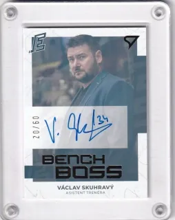 Skuhravý Václav SportZoo ELH 2022-23 Bench Boss Auto /60 č.BBS-VS