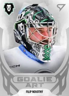 Novotný Filip SportZoo ELH 2022-23 Goalie Art č.GA-08
