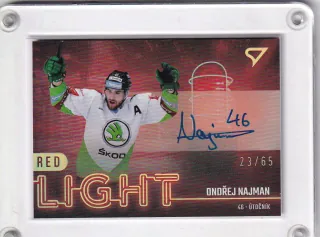 Najman Ondřej SportZoo ELH 2022-23 Red Light Auto /65 č.RL-10