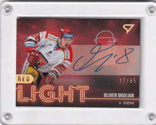 Okuliar Oliver SportZoo ELH 2022-23 Red Light Auto /65 č.RL-13