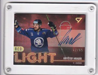 Hrabík Kryštof SportZoo ELH 2022-23 Red Light Auto /65 č.RL-23