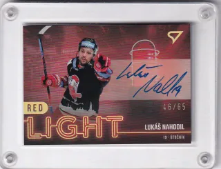 Nahodil Lukáš SportZoo ELH 2022-23 Red Light Auto /65 č.RL-26