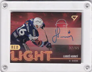 Horký Luboš SportZoo ELH 2022-23 Red Light Auto /65 č.RL-28