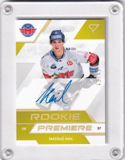 Hail Matouš SportZoo ELH 2022-23 Rookie Premiere Auto č.RPS-HA