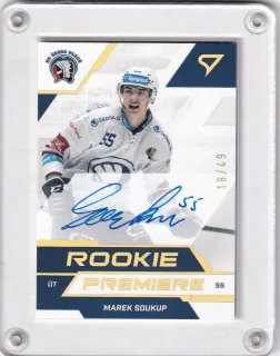 Soukup Marek SportZoo ELH 2022-23 Rookie Premiere Auto č.RPS-MS