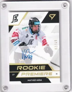 Váňa Matyáš SportZoo ELH 2022-23 Rookie Premiere Auto č.RPS-VA