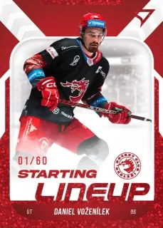 Voženílek Daniel SportZoo ELH 2022-23 Starting Line Up /60 RED č.SL-06