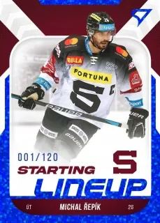 Řepík Michal SportZoo ELH 2022-23 Starting Line Up /120 BLUE č.SL-10