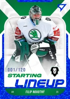 Novotný Filip SportZoo ELH 2022-23 Starting Line Up /120 BLUE č.SL-19
