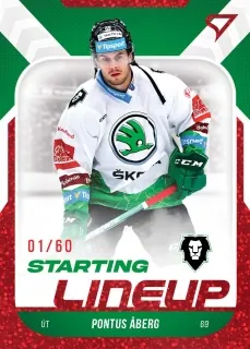 Aberg Pontus SportZoo ELH 2022-23 Starting Line Up /60 RED č.SL-22