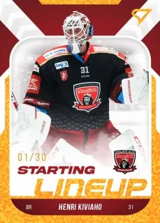 Kiviaho Henri SportZoo ELH 2022-23 Starting Line Up /30 Gold č.SL-25
