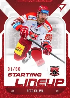 Kalina Petr SportZoo ELH 2022-23 Starting Line Up /60 RED č.SL-27